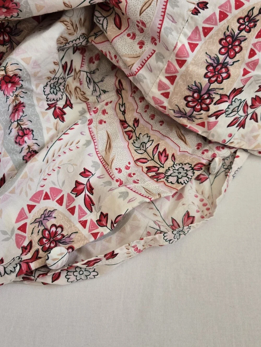 Pottery Barn Elizabeth Paisley Twin Size Sham + Duvet Cover Cottagecore Romantic